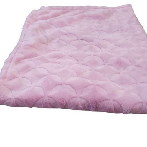 HB Pink Soft Fleece Baby Blanket - Picture 4 of 4